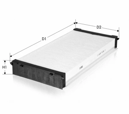 Filtre, air de l'habitacle TECNECO FILTERS CK5846