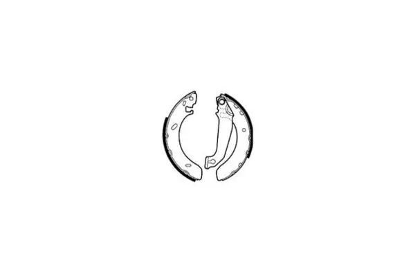 Jeu de mâchoires de frein E.T.F. 09-0436