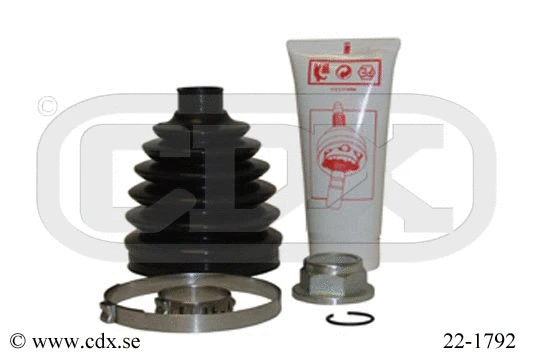 Jeu de joints-soufflets, arbre de commande CDX 22-1792