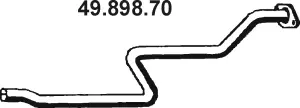 Tuyau d'échappement EBERSPÄCHER 49.898.70