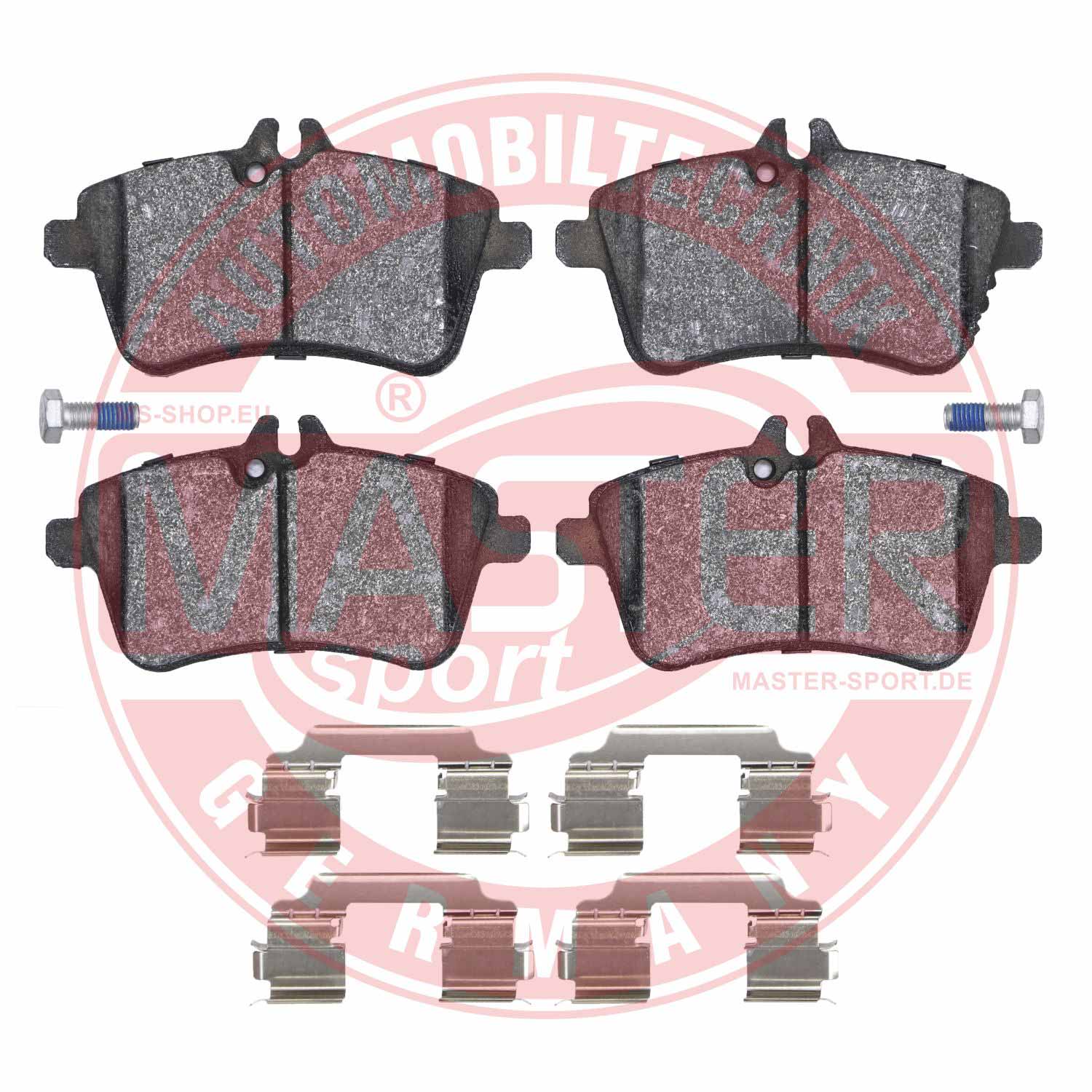 Kit de plaquettes de frein, frein à disque MASTER-SPORT GERMANY 13046027082N-SET-MS