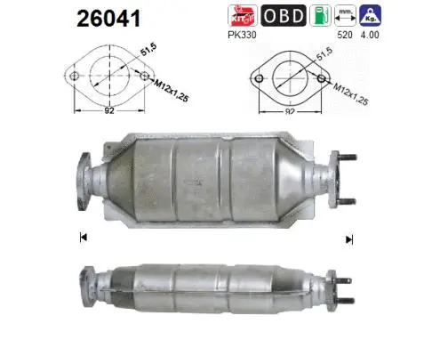 Catalyseur AS 26041