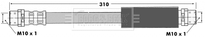 Flexible de frein BORG & BECK BBH6628