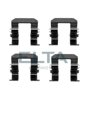 Kit d'accessoires, plaquette de frein à disque ELTA AUTOMOTIVE EA8904