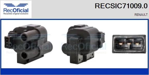 Bobine d'allumage RECOFICIAL RECSIC71009.0