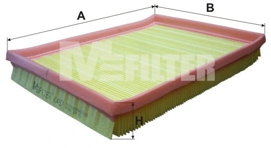 Filtre à air MFILTER K 457
