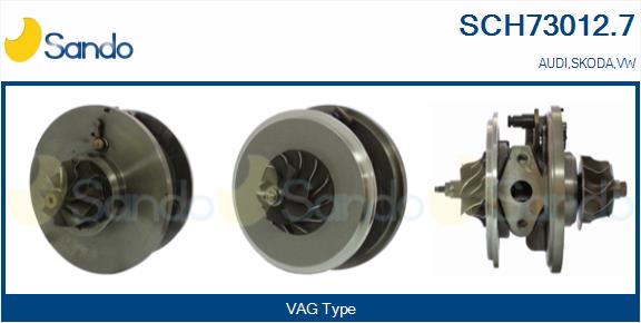 Groupe carter, turbocompresseur SANDO SCH73012.7