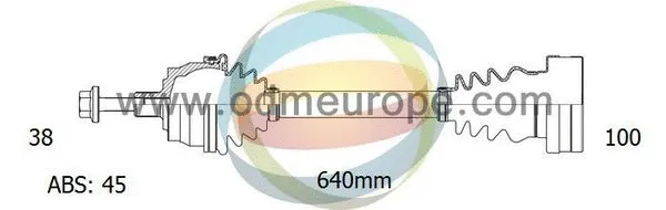 Arbre de transmission 4X4 ESTANFI EST-18-212761
