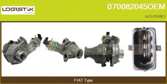 Turbocompresseur, suralimentation LGK 070082045OEM