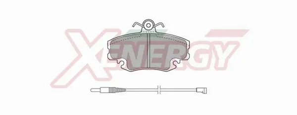Kit de plaquettes de frein, frein à disque AP XENERGY X40527