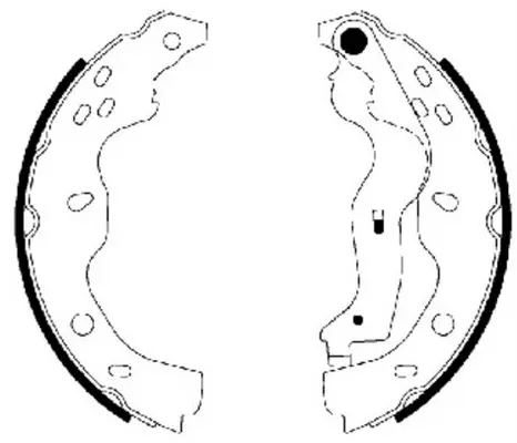 Jeu de mâchoires de frein FIT FT0092