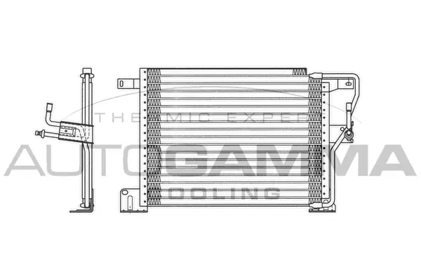 Condenseur, climatisation AUTOGAMMA 102621