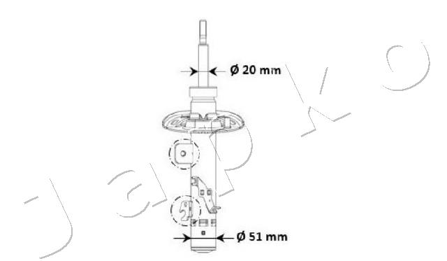 Amortisseur JAPKO MJ00974