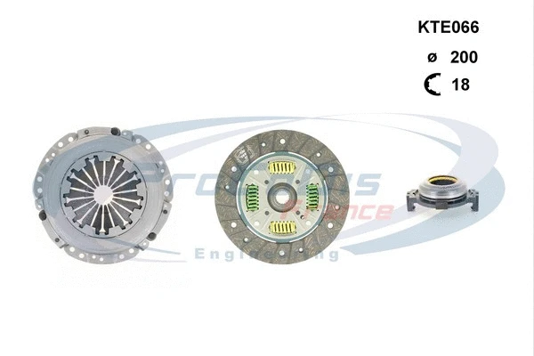 Kit d'embrayage PROCODIS FRANCE KTE066