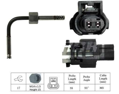 Capteur, température des gaz LEMARK LXT386