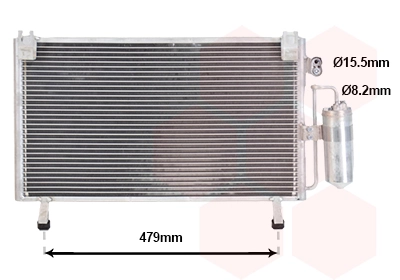 Condenseur, climatisation VAN WEZEL 36015700