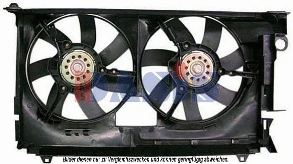 Roue du souffleur, refroidissement du moteur AKS DASIS 068020N