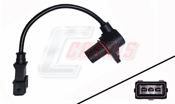 Capteur d'angle, vilebrequin CASALS 50495