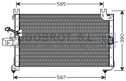 Condenseur, climatisation BUGOBROT 62-DU5052