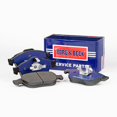 Kit de plaquettes de frein, frein à disque BORG & BECK BBP1731