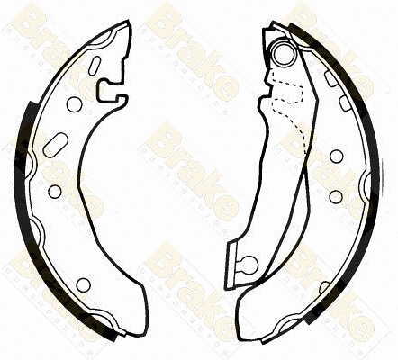 Jeu de mâchoires de frein Brake ENGINEERING SH2253