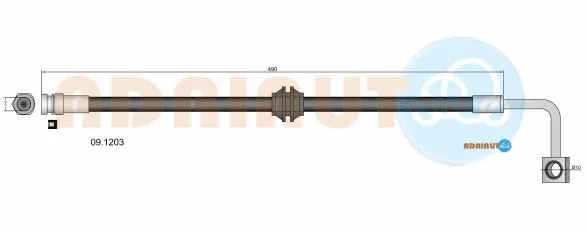 Flexible de frein ADRIAUTO 09.1203