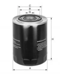 Filtre à huile UNIFLUX FILTERS XO85