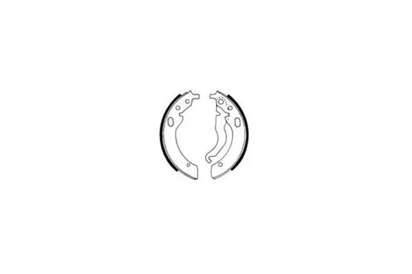 Jeu de mâchoires de frein E.T.F. 09-0010