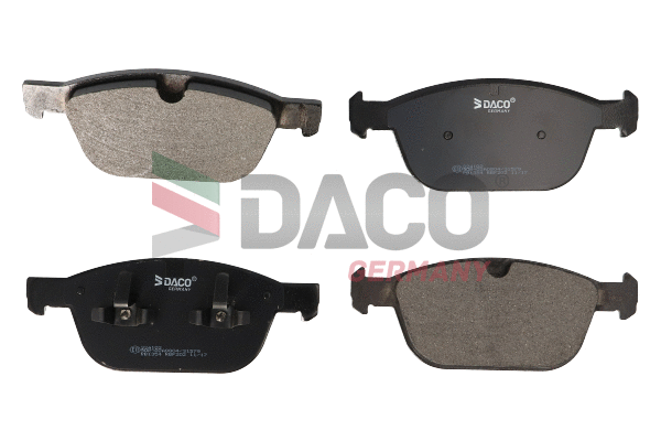 Kit de plaquettes de frein, frein à disque DACO Germany 324102