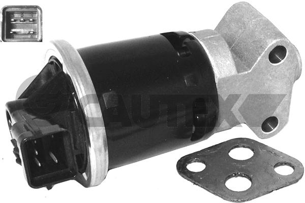 Vanne EGR, commande des gaz d'échappement CAUTEX 960044