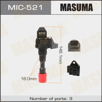 Bobine d'allumage MASUMA MIC-521