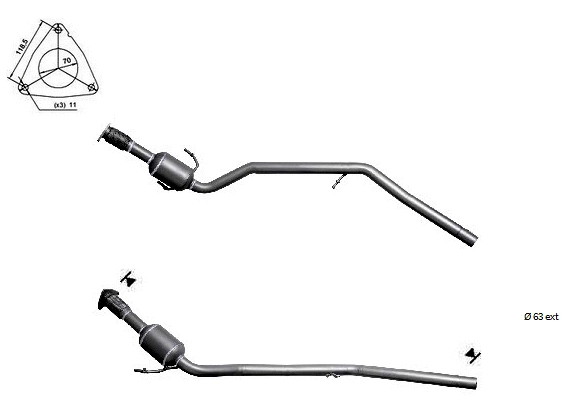 Catalyseur VEGAZ GmbH CHK-950