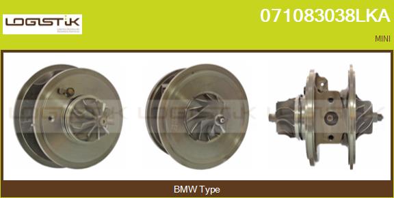 Groupe carter, turbocompresseur LGK 071083038LKA