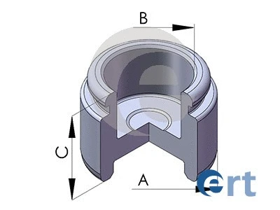 Piston, étrier de frein ERT 150771-C