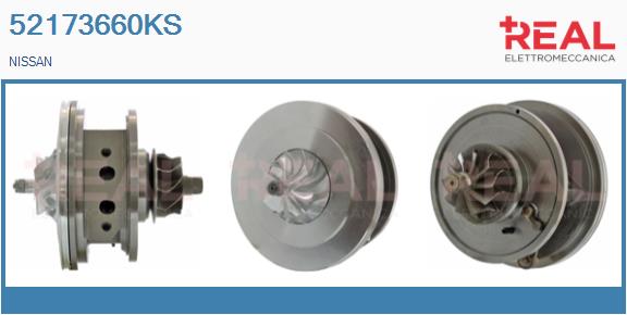 Groupe carter, turbocompresseur REAL 52173660KS
