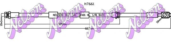 Flexible de frein KAWE H7661