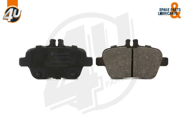 Kit de plaquettes de frein, frein à disque 4U Autoparts 22042MR