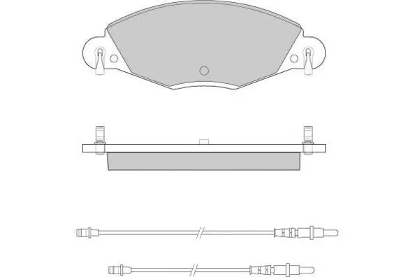 Kit de plaquettes de frein, frein à disque E.T.F. 12-0937