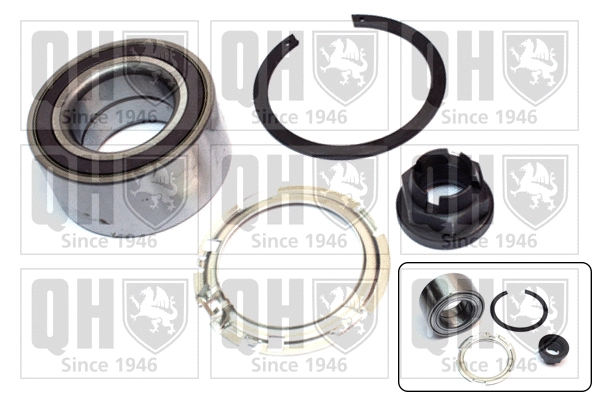 Kit de roulements de roue QUINTON HAZELL QWB1443