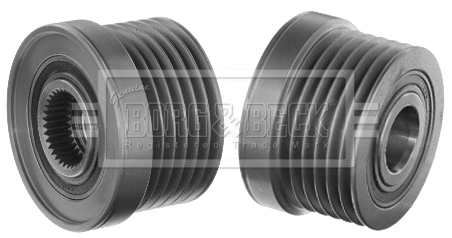 Poulie roue libre, alternateur BORG & BECK BBA5051
