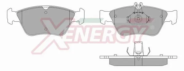 Kit de plaquettes de frein, frein à disque AP XENERGY X40631