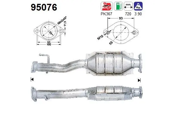 Catalyseur AS 95076