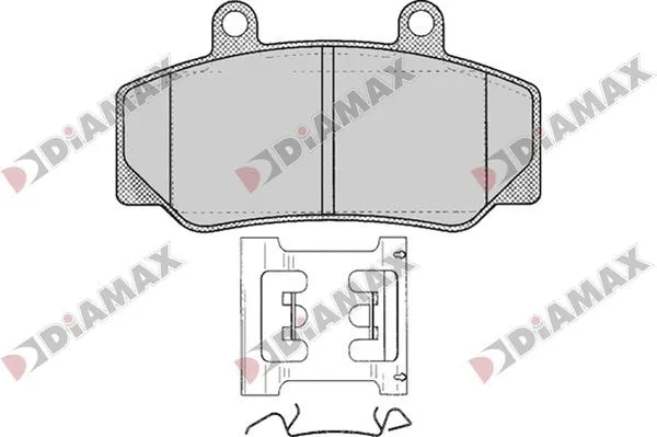 Kit de plaquettes de frein, frein à disque DIAMAX N09795