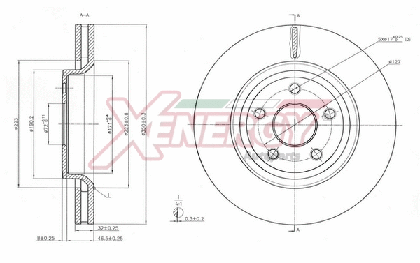 Disque de frein AP XENERGY X602806