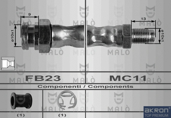 Flexible de frein AKRON-MALÒ 8353