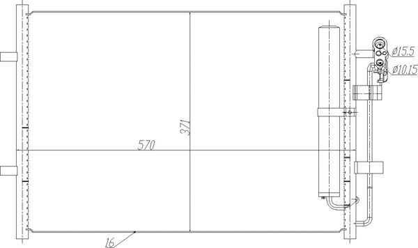 Condenseur, climatisation HART 623 923