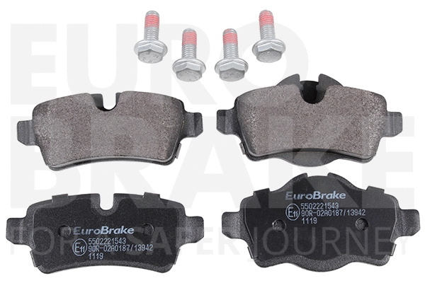 Kit de plaquettes de frein, frein à disque EUROBRAKE 5502221543