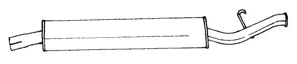 Silencieux arrière SIGAM 13624