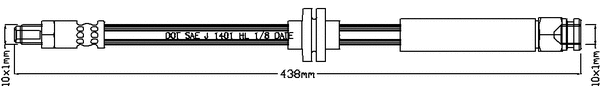 Flexible de frein JURATEK JBH1211
