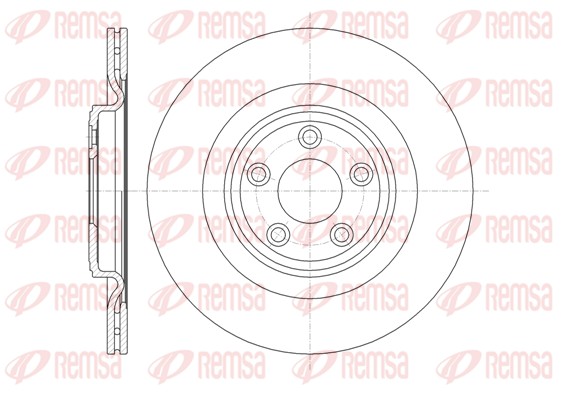Disque de frein REMSA 61375.10